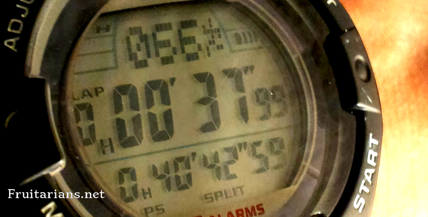 My watch after swimming 1.5K in 40:42 (25 yards x 66)